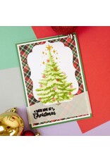 HUNKYDORY CRAFTS LTD. HUNKYDORY FOR THE LOVE OF STAMPS CHRISTMAS TREE LAYERING CLEAR STAMP SET
