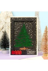 HUNKYDORY CRAFTS LTD. HUNKYDORY FOR THE LOVE OF STAMPS CHRISTMAS TREE LAYERING CLEAR STAMP SET