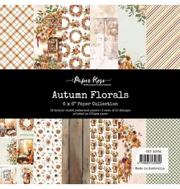 PAPER ROSE PAPER ROSE AUTUMN FLORALS 6x6 PAPER COLLECTION