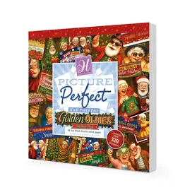 HUNKYDORY CRAFTS LTD. HUNKYDORY GOLDEN OLDIES - FESTIVE FUN PICTURE PERFECT 8x8 PAPER PAD 48 SHEETS