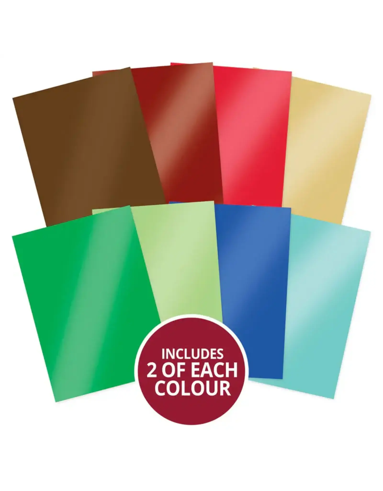 HUNKYDORY CRAFTS LTD. HUNKYDORY GOLDEN OLDIES - FESTIVE FUN MIRRI SELECTION 16/PK