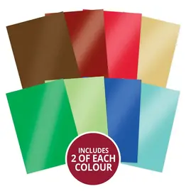 HUNKYDORY CRAFTS LTD. HUNKYDORY GOLDEN OLDIES - FESTIVE FUN MIRRI SELECTION 16/PK