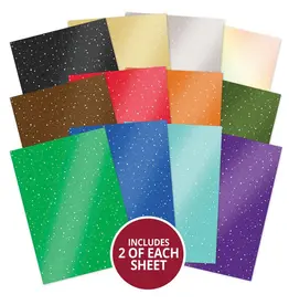 HUNKYDORY CRAFTS LTD. HUNKYDORY SNOWFALL MIRRI 24/PK