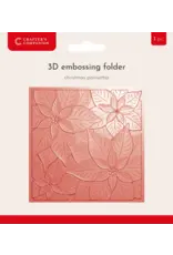 CRAFTERS COMPANION CRAFTERS COMPANION CHRISTMAS POINSETTIA 3D EMBOSSING FOLDER CRAFTERS COMPANION CRAFTERS COMPANION CHRISTMAS POINSETTIA 3D EMBOSSING FOLDER