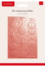 CRAFTERS COMPANION CRAFTERS COMPANION DAZZLING BAUBLES 3D EMBOSSING FOLDER CRAFTERS COMPANION CRAFTERS COMPANION DAZZLING BAUBLES 3D EMBOSSING FOLDER