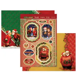HUNKYDORY CRAFTS LTD. HUNKYDORY MISTLETOE KISSES LUXURY TOPPER SET