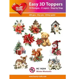 HEARTY CRAFTS HEARTY CRAFTS WINTER MOMENTS EASY 3D TOPPERS
