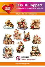HEARTY CRAFTS HEARTY CRAFTS WINTER TEDDY BEARS EASY 3D TOPPERS