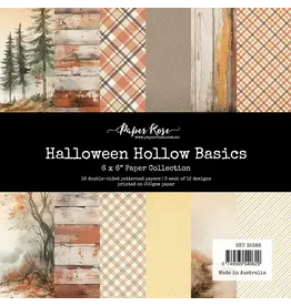 PAPER ROSE PAPER ROSE HALLOWEEN HOLLOW 6x6 BASICS PAPER COLLECTION