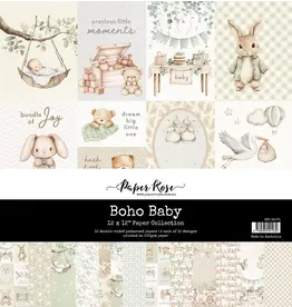 PAPER ROSE PAPER ROSE BOHO BABY 12x12 PAPER COLLECTION