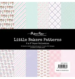 PAPER ROSE PAPER ROSE LITTLE BAKERS PATTERNS 6x6 PAPER COLLECTION
