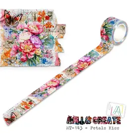 AALL & CREATE AALL & CREATE #143 PETALS KISS LAYER IT UP! WASHI TAPE