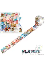 AALL & CREATE AALL & CREATE #144 PEONIES AIRMAIL LAYER IT UP! WASHI TAPE