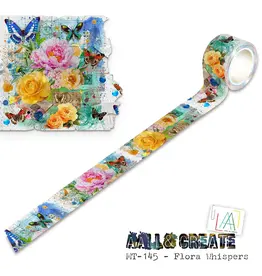 AALL & CREATE AALL & CREATE #145 FLORA WHISPERS LAYER IT UP! WASHI TAPE