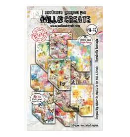 AALL & CREATE AALL & CREATE AUTOUR DE MWA & CO #42 FLORABELLA FANTASIA A6 DOUBLE-SIDED DESIGN PAPERS 10/PK