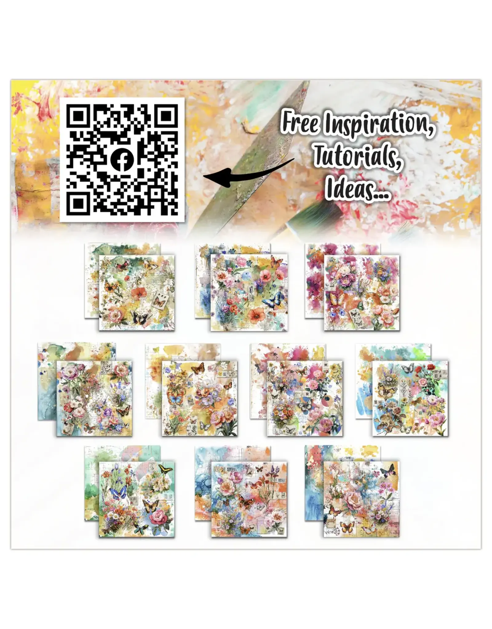 AALL & CREATE AALL & CREATE AUTOUR DE MWA & CO #43 SUNROOM DRIFT 6x6 DOUBLE-SIDED DESIGN PAPERS 10/PK