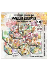 AALL & CREATE AALL & CREATE AUTOUR DE MWA & CO #44 CANVAS PLAY 12x12 DOUBLE-SIDED DESIGN PAPERS 10/PK