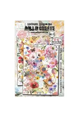 AALL & CREATE AALL & CREATE AUTOUR DE MWA #23 DANCING POPPIES A5 RUB-ON SHEETS 2/PK