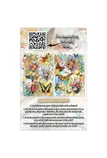 AALL & CREATE AALL & CREATE AUTOUR DE MWA #24 ZESTY BLOSSOMS A5 RUB-ON SHEETS 2/PK