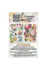 AALL & CREATE AALL & CREATE AUTOUR DE MWA #25 BLOOMSCAPE A5 RUB-ON SHEETS 2/PK