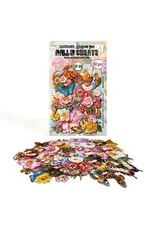 AALL & CREATE AALL & CREATE AUTOUR DE MWA #EP-89 SUNBLUSH GARDEN EPHEMERA DIE CUTS 49/PK