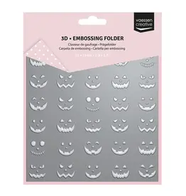 VAESSEN CREATIVE VAESSEN CREATIVE PUMPKIN FACES 3D EMBOSSING FOLDER