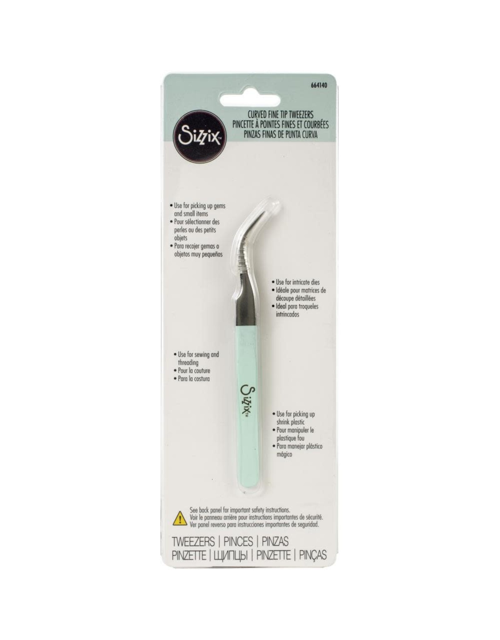 SIZZIX SIZZIX CURVED FINE TIP TWEEZERS
