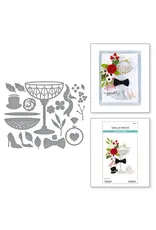 SPELLBINDERS SPELLBINDERS HAPPIER HOUR COLLECTION A SPECIAL TOAST ETCHED DIE SET