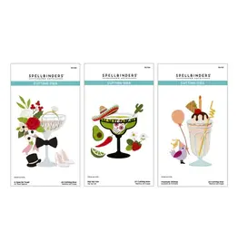 SPELLBINDERS SPELLBINDERS HAPPIER HOUR COLLECTION DIE BUNDLE