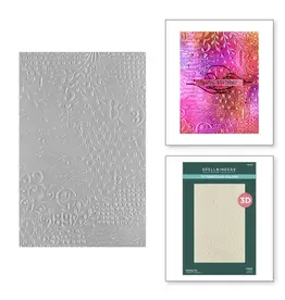 SPELLBINDERS SPELLBINDERS BEAUTIFULLY IMPERFECT COLLECTION DISTRESS MIX 3D EMBOSSING FOLDER