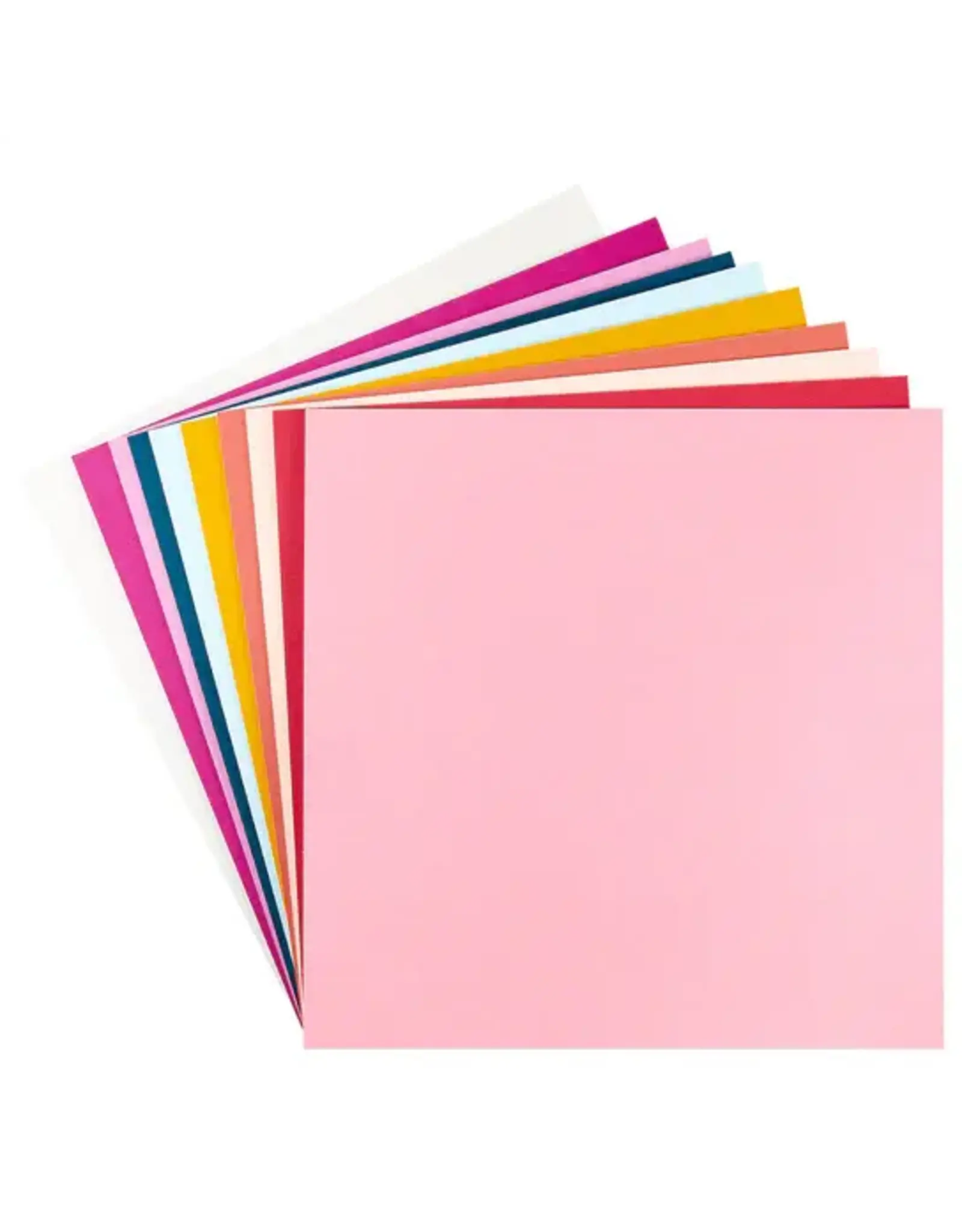 SPELLBINDERS SPELLBINDERS BEAUTIFULLY IMPERFECT COLORWHEEL CARDSTOCK 12x12 10/PK