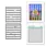 SPELLBINDERS SPELLBINDERS BEAUTIFULLY IMPERFECT COLLECTION TATTERED STRIPES STENCIL SET