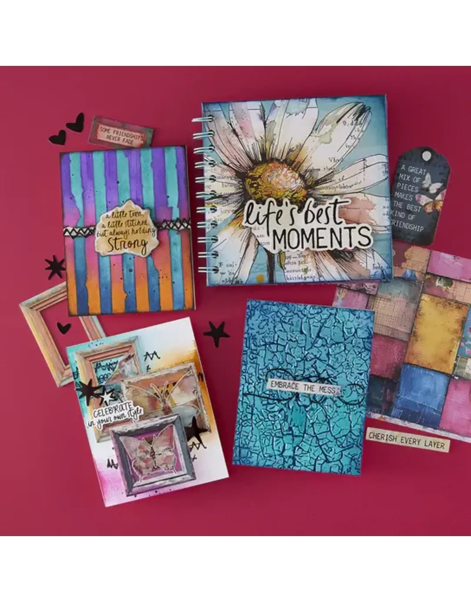 SPELLBINDERS SPELLBINDERS BEAUTIFULLY IMPERFECT COLLECTION BEAUTIFULLY IMPERFECT SHAPES DIE-CUTS 110/PK
