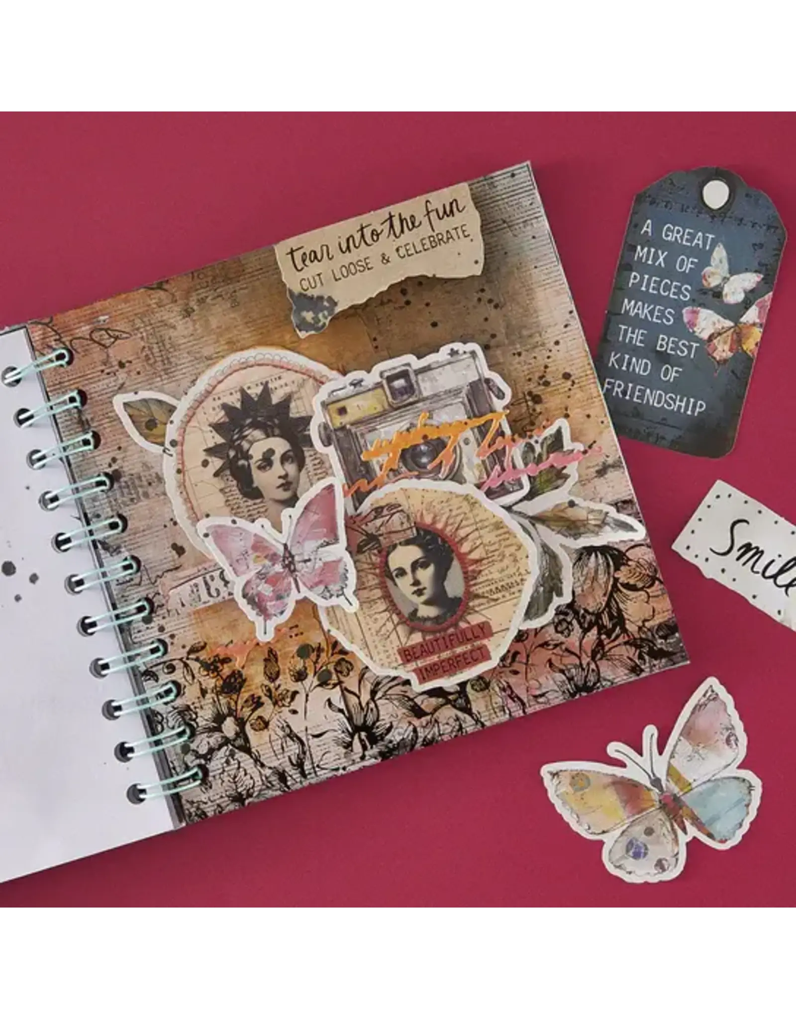 SPELLBINDERS SPELLBINDERS BEAUTIFULLY IMPERFECT COLLECTION 12x12 PAPER PACK