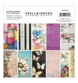 SPELLBINDERS SPELLBINDERS BEAUTIFULLY IMPERFECT COLLECTION 6x6 PAPER PACK