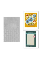 SPELLBINDERS SPELLBINDERS WENDY VECCHI TABBED CLASSICS COLLECTION POLKA DOT & POSY DUO 3D EMBOSSING FOLDER