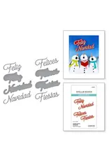 SPELLBINDERS SPELLBINDERS INTERNATIONAL HOLIDAY SENTIMENTS COLLECTION SPANISH HOLIDAY SENTIMENTS ETCHED DIE SET