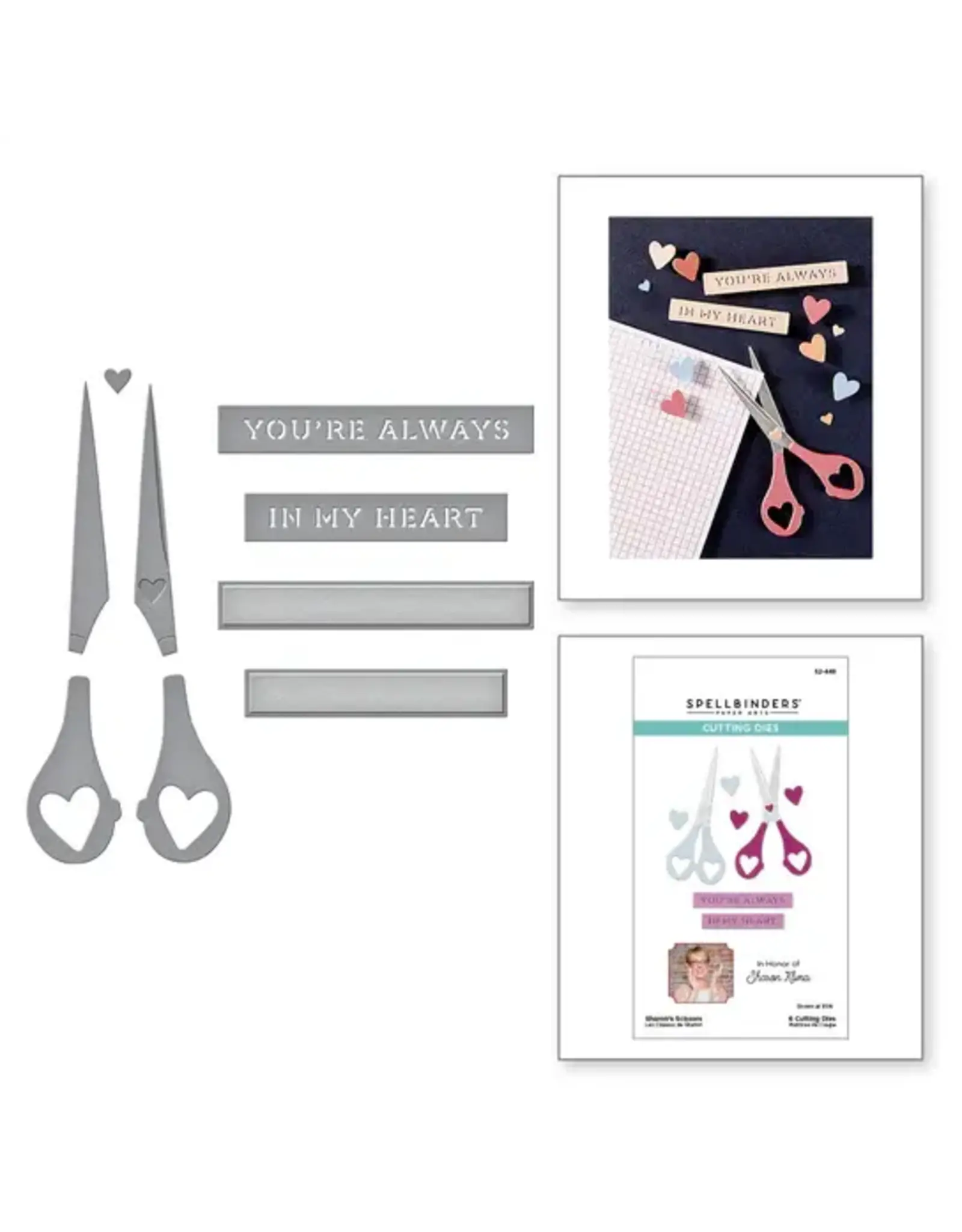 SPELLBINDERS SPELLBINDERS SHARON'S SCISSORS ETCHED DIE SET