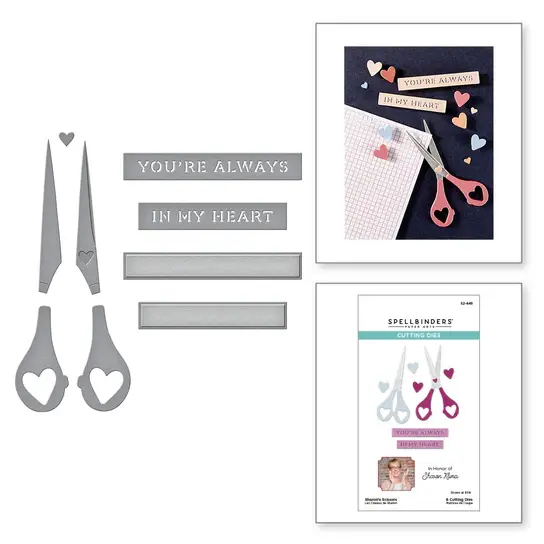 SPELLBINDERS SPELLBINDERS SHARON'S SCISSORS ETCHED DIE SET