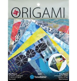 YASUTOMO YASUTOMO ORIGAMI POT POURRI PAINTED PAPER PACK
