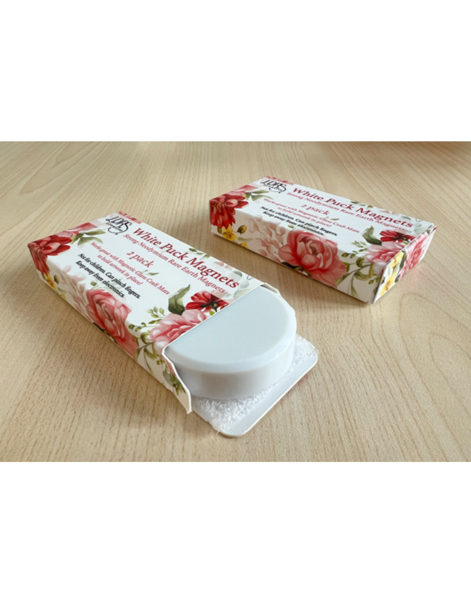 LDRS CREATIVE LDRS CREATIVE WHITE PUCK MAGNETS 2/PK