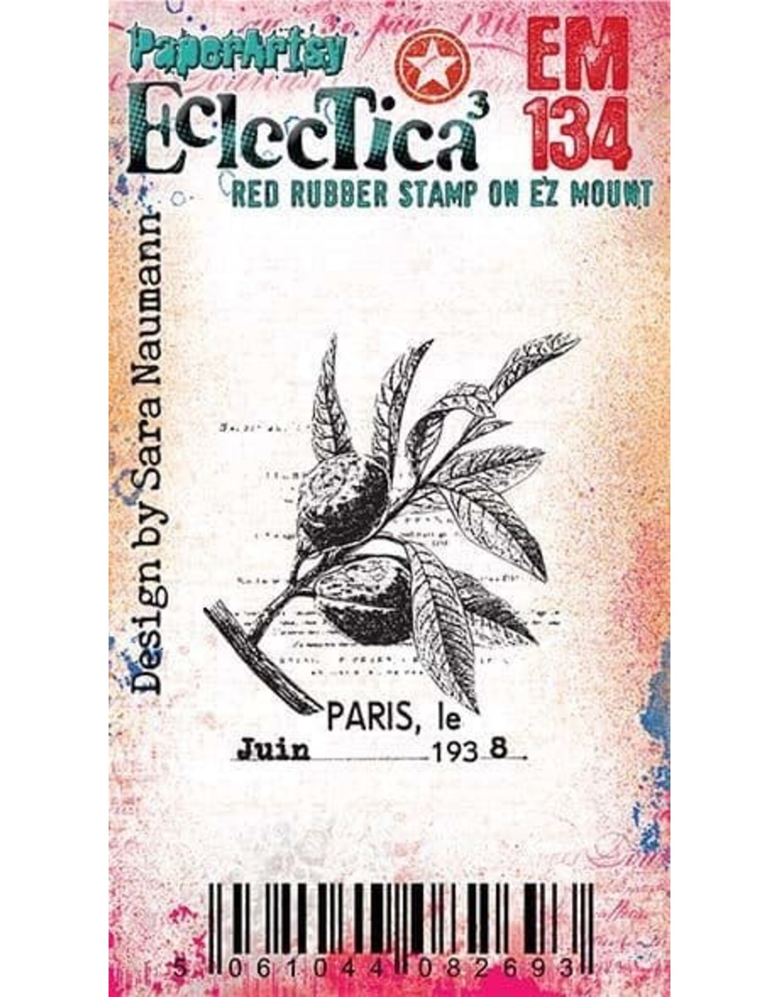 PAPER ARTSY PAPER ARTSY SARA NAUMANN ECLECTICA EM134 MINI CLING STAMP