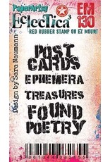 PAPER ARTSY PAPER ARTSY SARA NAUMANN ECLECTICA EM130 MINI CLING STAMP