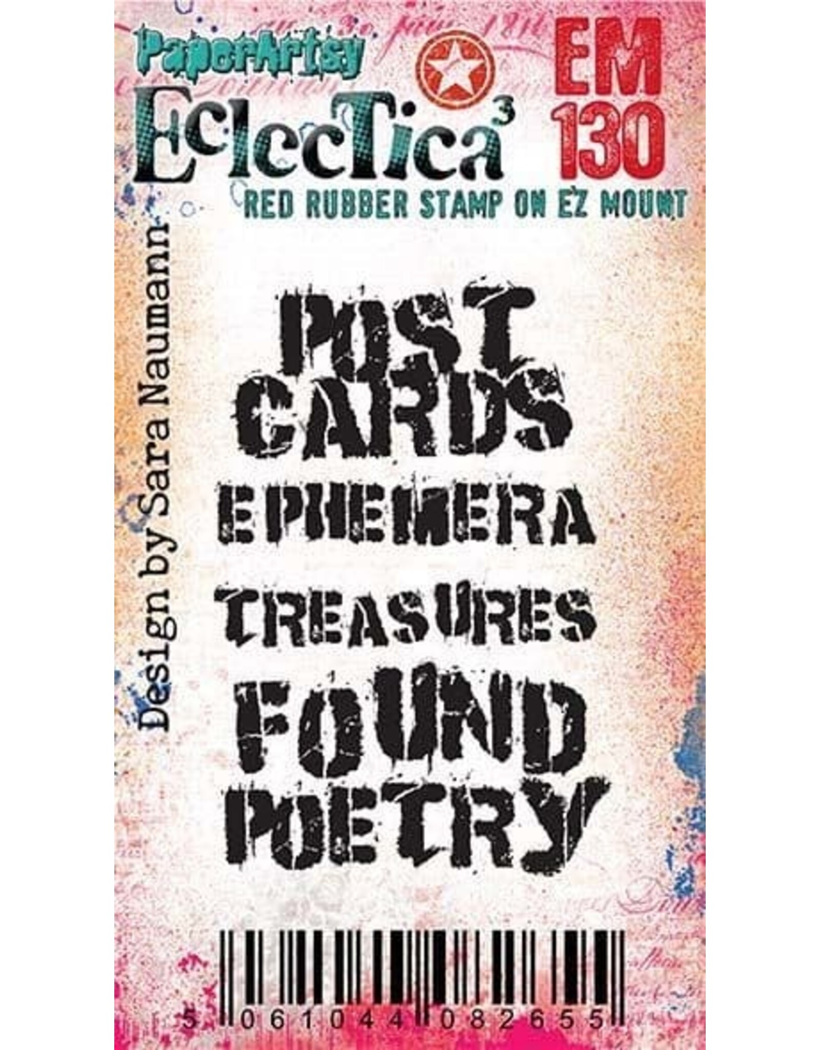 PAPER ARTSY PAPER ARTSY SARA NAUMANN ECLECTICA EM130 MINI CLING STAMP