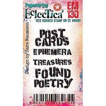 PAPER ARTSY PAPER ARTSY SARA NAUMANN ECLECTICA EM130 MINI CLING STAMP