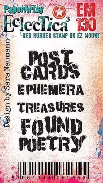 PAPER ARTSY PAPER ARTSY SARA NAUMANN ECLECTICA EM130 MINI CLING STAMP