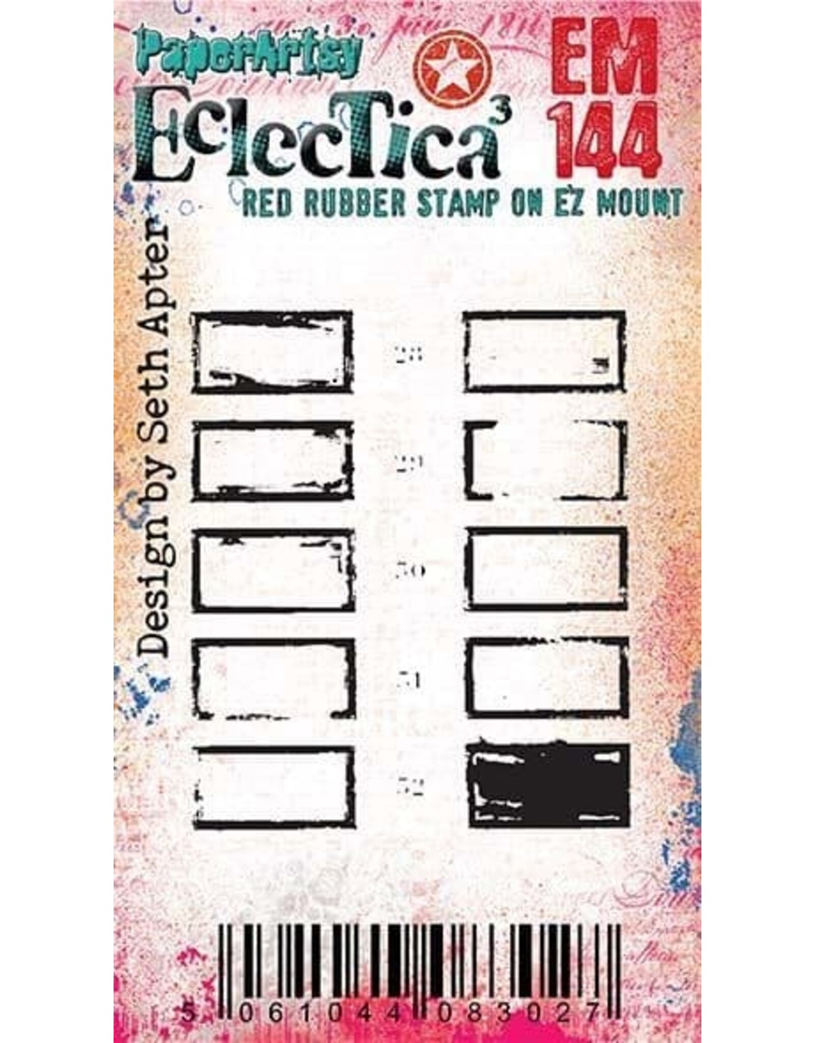 PAPER ARTSY PAPER ARTSY SETH APTER ECLECTICA EM144 MINI CLING STAMP