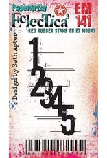 PAPER ARTSY PAPER ARTSY SETH APTER ECLECTICA EM141 MINI CLING STAMP