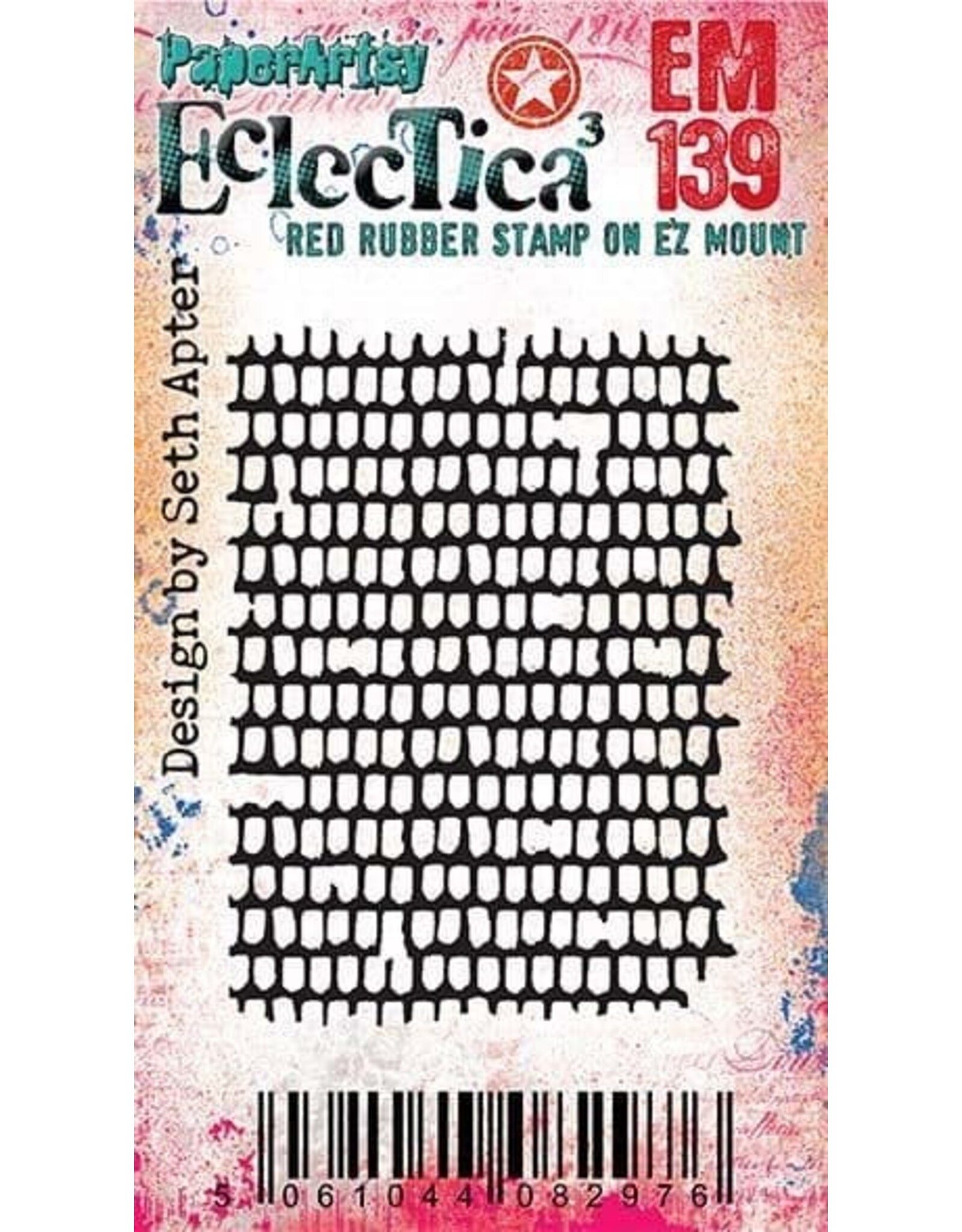 PAPER ARTSY PAPER ARTSY SETH APTER ECLECTICA EM139 MINI CLING STAMP