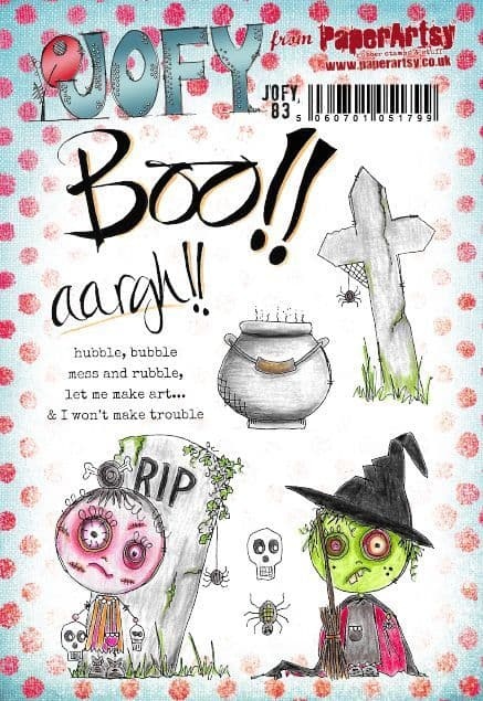 PAPER ARTSY PAPER ARTSY JOFY83 CLING STAMP SET